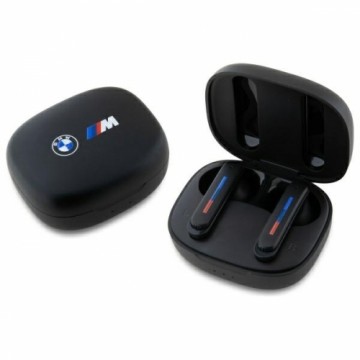 BMW słuchawki Bluetooth BMBEMIATP20LOK    TWS + stacja dokująca czarny|black Printed Logos