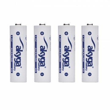 Alkaline battery Akyga AKY2069 AA LR6 Zn-MnO2, 1.5V|3050mAh 4pcs|shrink