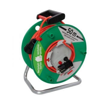 Extension Cord Reel Brennensthul Akyga AK-CR-04 Cord Holder 1 Socet 3x1.5 mm IP20 50m