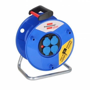 Cable Reel Brennensthul Akyga AK-CR-01 Splash-proof Cord Holder 4 Sockets IP44 50m