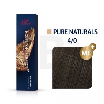 Wella Professionals Koleston Perfect Me+ Pure Naturals профессиональный перманентный цвет волос 4|0 60 мл