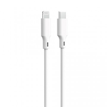 Forever recycling  cable USB-C - Lightning 1,5m 3A KR12-CL-00 white