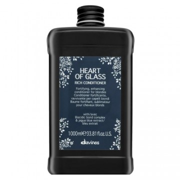 Davines Heart Of Glass Rich Conditioner укрепляющий кондиционер для светлых волос 1000 мл