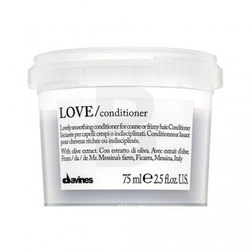 Davines Essential Haircare Love izlīdzinošs kondicionieris izlīdzinošs kondicionieris maigumam un spīdumam 75 ml