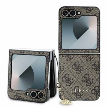 Guess 4G Charm Case for Samsung Galaxy Z Flip 6 - Brown