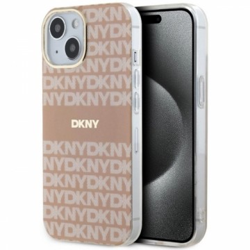 DKNY IML Mono & Stripe MagSafe case for iPhone 15 | 14 | 13 - pink