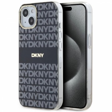 DKNY IML Mono & Stripe MagSafe Case for iPhone 15|14|13 - Black