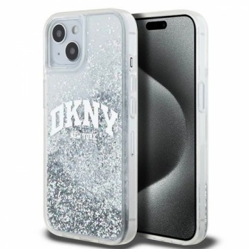 DKNY Liquid Glitter Big Logo case for iPhone 15 | 14 | 13 - white