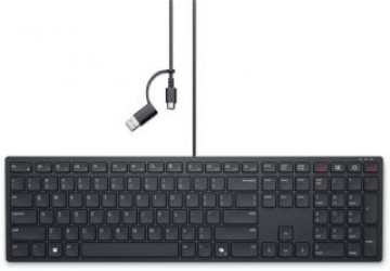 Dell   | Collaboration Keyboard | KB525C | Keyboard | Wired | Ukrainian (QWERTY) | Black | USB-C