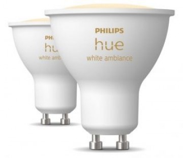 Philips   LIGHT BULB GU10 HUE WHITE/2PACK 929003666702