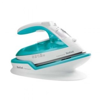 TEFAL   FV6520E0 Freemove Air Wireless Steam Iron, Water tank 0.25l, Continuous Steam 25g, 2400W, 115g Steam Boost, Cordless technology, Auto- |