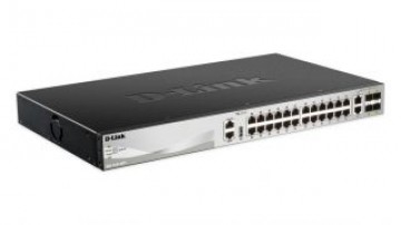 D-link   DGS-3130-30TS Switch Managed L2+, Rack mountable, 1 Gbps (RJ-45) ports quantity 24, 10 Gbps (RJ-45) ports quantity 2, SFP+ ports quantity 4, Power supply type Optional redundant