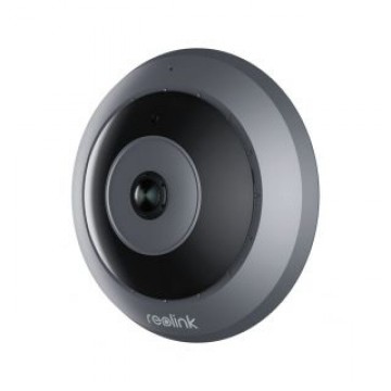 Reolink   Fisheye Series P520 6MP 360° Panoramic Indoor Fisheye Camera with Smart Detection, Night Vision&Two-Way Audio, Black |