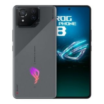 Asus   | ROG Phone 8 | Rebel Grey | 6.78 " | AMOLED | 2400 x 1080 pixels | Qualcomm | Snapdragon 8 Gen 3 | Internal RAM 12 GB | 256 GB | Dual SIM | Nano-SIM | 4G | Main camera 50+32+13 MP | Secondary camera 32 MP | Android | 14