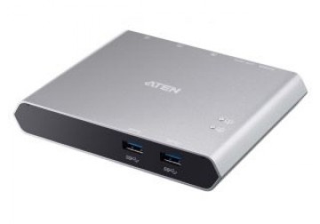 Aten   US3310-AT 2-Port USB-C Dock Switch with Power Pass-through