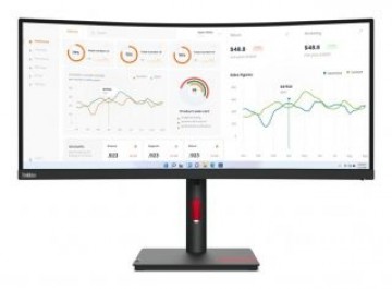 Lenovo   ThinkVision T34w-30 34 3440x1440/21:9/350 nits/DP/HDMI/USB Type-C/Black/3Y Warranty