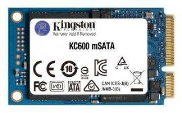 Kingston   KC600 512 GB, SSD interface mSATA, Write speed 520 MB/s, Read speed 550 MB/s