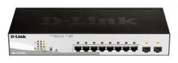 D-link   D-LINK 8-Port Layer2 PoE Smart Switch