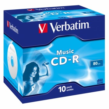 CD-R Verbatim Music CD-R 700 MB Чёрный