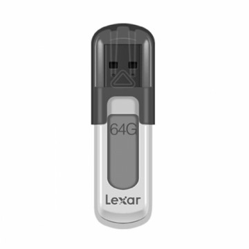 USВ-флешь память Lexar JumpDrive V100 Белый/Серый 64 Гб