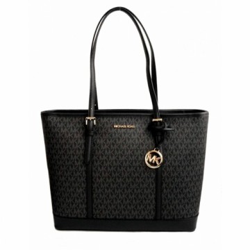 Sieviešu Rokassoma Michael Kors 35T0GTVT3V-BLACK-NOIR Melns 45 x 30 x 16 cm