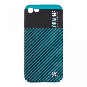 OBAL:ME Flossy Stripes Cover for Apple iPhone 7|8|SE2020|SE2022 Black|Teal