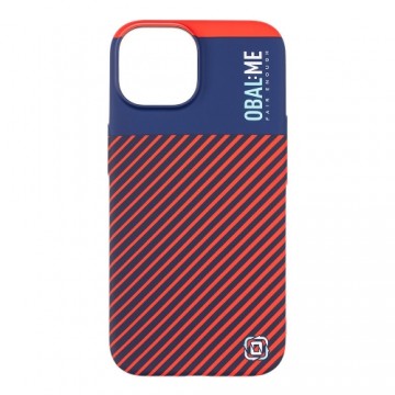 OBAL:ME Flossy Stripes Cover for Apple iPhone 15 Blue|Red