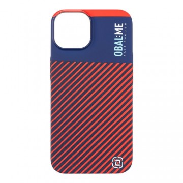 OBAL:ME Flossy Stripes Cover for Apple iPhone 14 Blue|Red