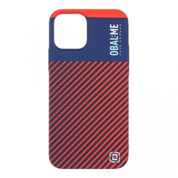 OBAL:ME Flossy Stripes Cover for Apple iPhone 12|12 Pro Blue|Red