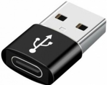 Adapteris Gembird USB AM to Type-C Female Black