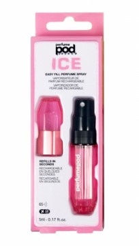 Travalo Perfume Pod Ice refillable perfume sprayer 5 ml Pink