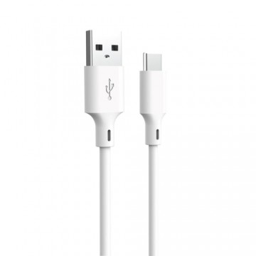 Forever recycling  cable USB-A - USB-C 1,5m 3A KR60-AC-00 white