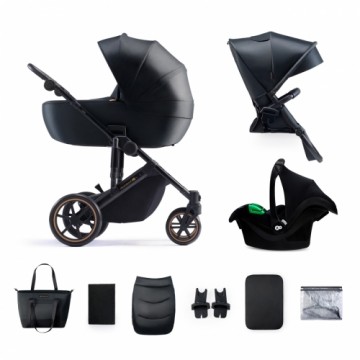 KINDERKRAFT ratiņi 3in1 PRIME 2 3IN1 MINK PRO VENEZIAN BLACK, KSPRIM02BLK300I