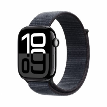 Apple Watch S10 Diamantschwarz Aluminium Sport Loop Tinte GPS + Cellular 46mm MWY53QF/A 2024