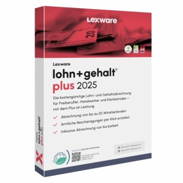 Lexware lohn+gehalt plus 2025 Jahresversion (365-Tage)