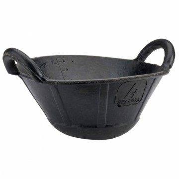 Bucket with Handle Bellota 9 L industrial Black Latex rubber Resistant