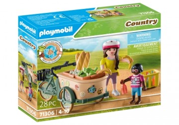 PLAYMOBIL FARM Fermera kravas velosipēds 71306