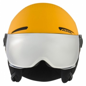 Alpina Zupo Visor Q-Lite Burned-Yellow winter helmet. Matt 51-55