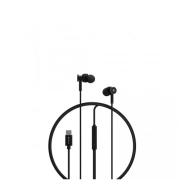 Devia wired earphones Smart M1 Digital Metal USB-C black