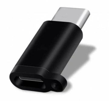 Mocco Универсальный Адаптер Micro USB к USB Type-C Подключение Black (OEM)