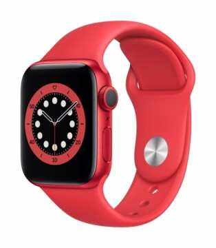 Apple   Watch Series 6 GPS 44mm PRODUCT (RED) Aluminium Case With Sport Band - REGULAR Red