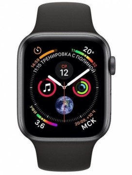 Apple   Watch Series 4 40mm Aluminium Sport Band Aluminium Black