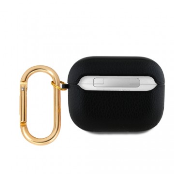 Guess PU Grained Classic Logo Case for AirPods 3 Black