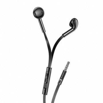 XO wired earphones EP68 jack 3,5 mm black