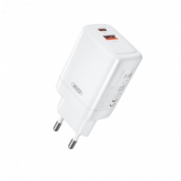 XO wall charger CE16 PD 45W 1x USB-C 1x USB white