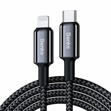 OEM Benks Cable D43 - Type C to Lightning - PD 27W 3A 1,2 metres black