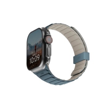 UAG Pathfinder Silicone Double-Sided Magnetic Strap for Apple Watch 42 | 44 | 45 | 46 | 49mm - Gray-Blue