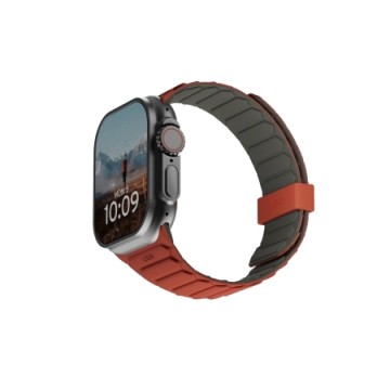 UAG Pathfinder Silicone Double-Sided Magnetic Strap for Apple Watch 42 | 44 | 45 | 46 | 49mm - Gray-Orange