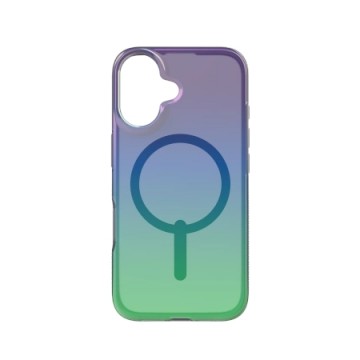 ZAGG Milan Snap Case with MagSafe for iPhone 16 - Green|Purple