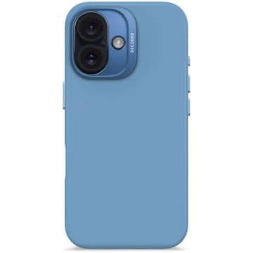 Decoded AntiMicrobial Silicone Backcover with MagSafe for iPhone 16 - Blue